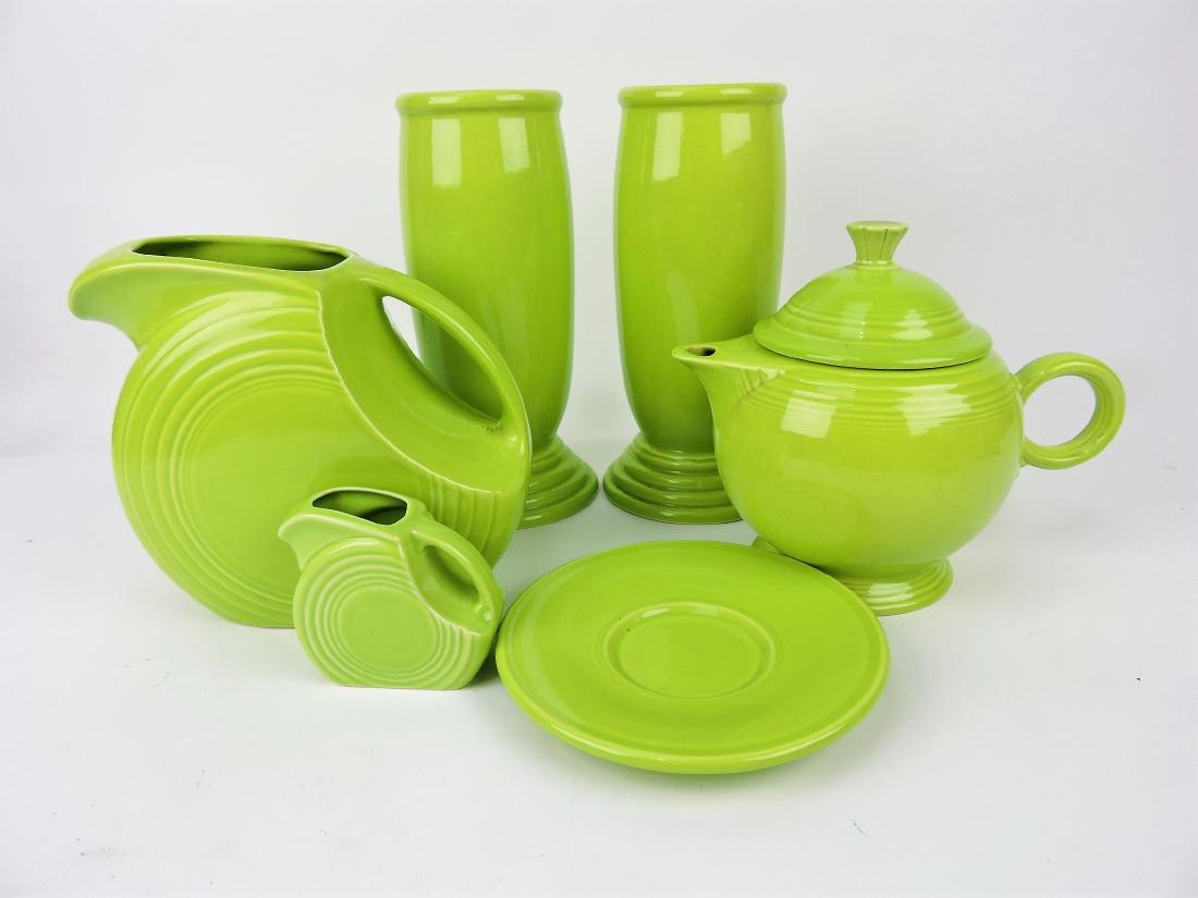 Fiesta Post 86 chartreuse lot of 6 (1 of 1)