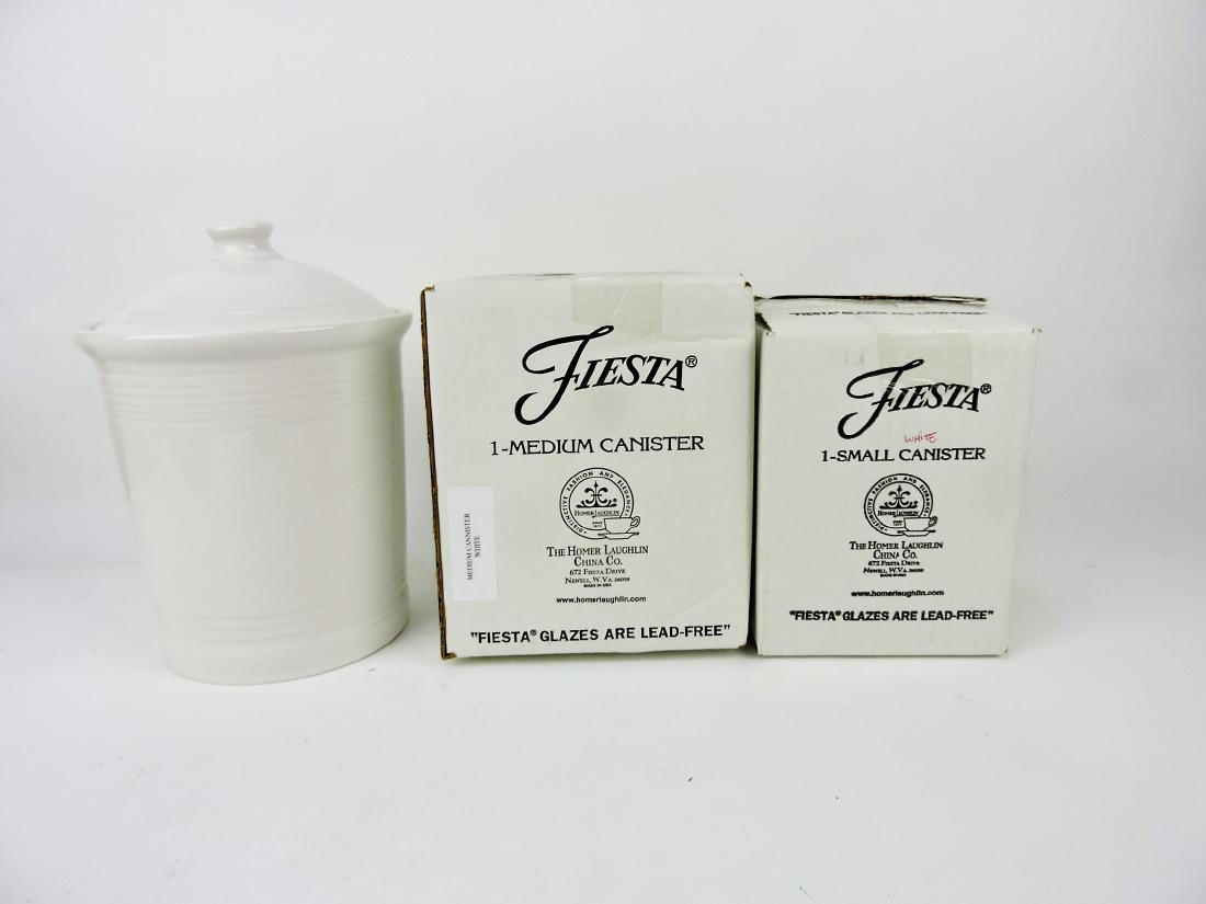 Fiesta Post 86 white 3 piece canister (1 of 1)