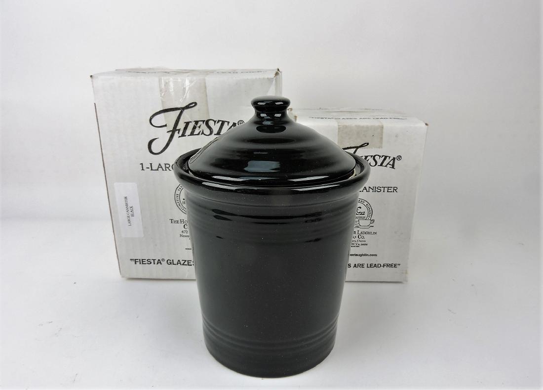 Fiesta Post 86 black 3 piece canister (1 of 1)