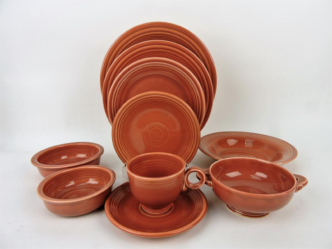 Fiesta rose 10 piece place setting (1 of 1)