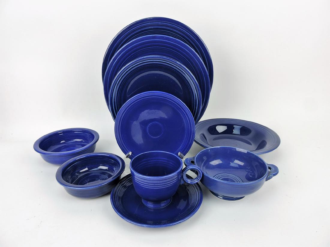 Fiesta cobalt 10 piece place setting (1 of 1)