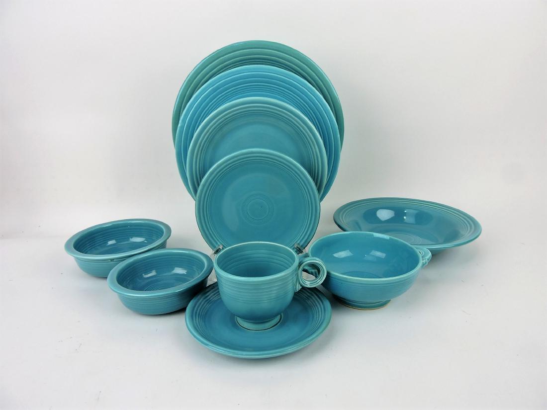Fiesta turquoise 10 piece place (1 of 1)