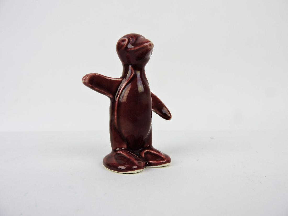 Fiesta Harlequin animal, penquin,: maroon