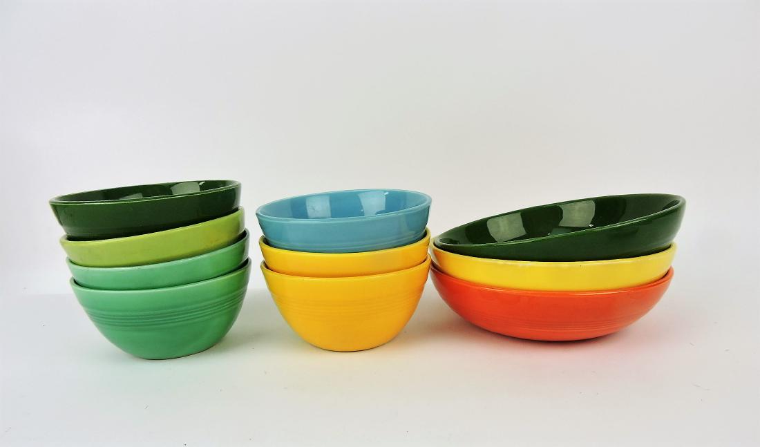 Fiesta Harlequin lot of 7 - 36s bowls (1 of 1)