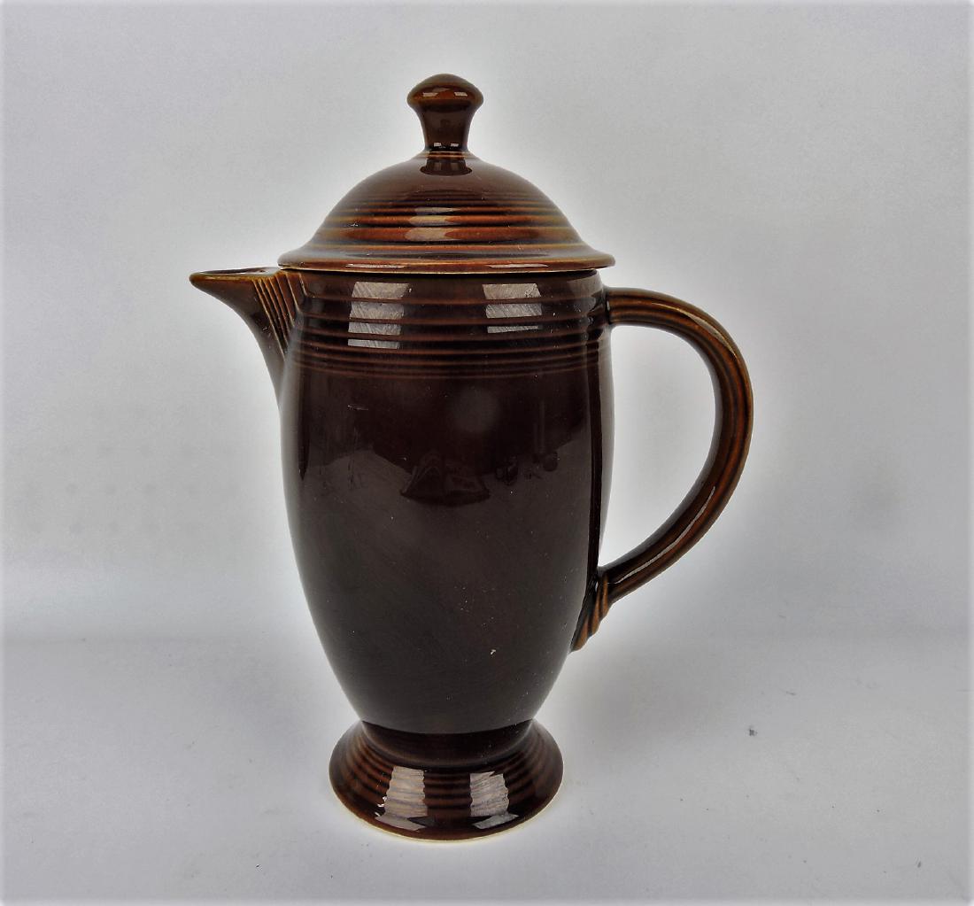 Fiesta Amberstone coffee pot (1 of 1)