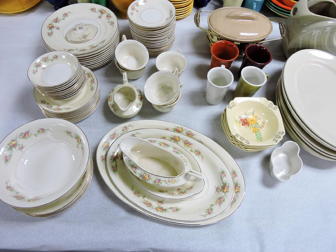Homer Laughlin lot of floral china and (1 of 1)