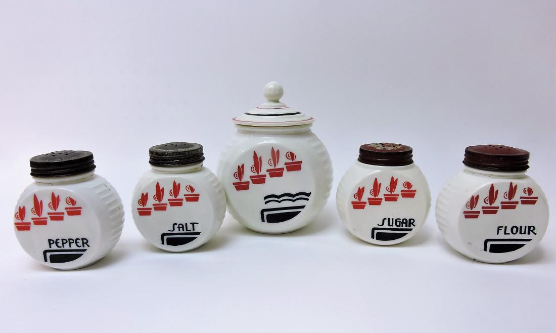 McKee 5 piece spice/canister set (1 of 1)