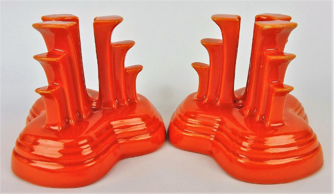 Fiesta tripod candle holder, pair, (1 of 1)