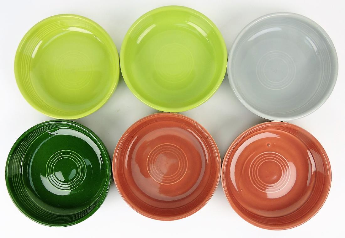 Fiesta 6" dessert group, lot of 6, (1 of 1)