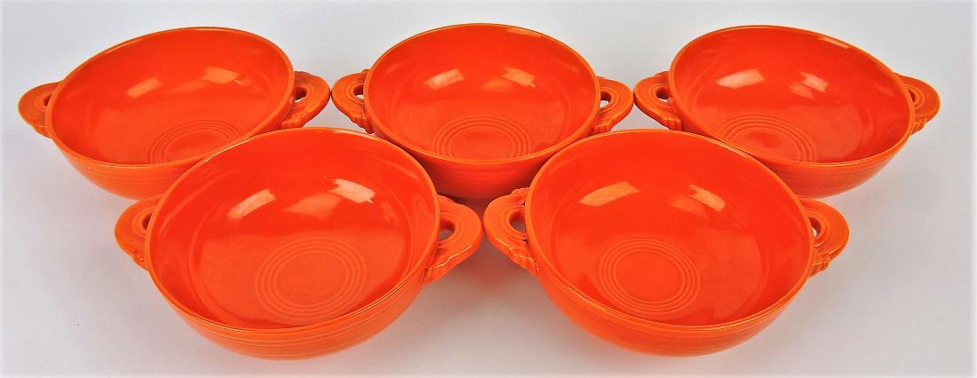 Fiesta cream soup group, 5 red (1 of 1)