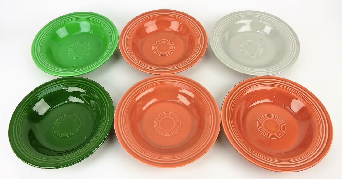 Fiesta deep plate group, 6 mixed (1 of 1)