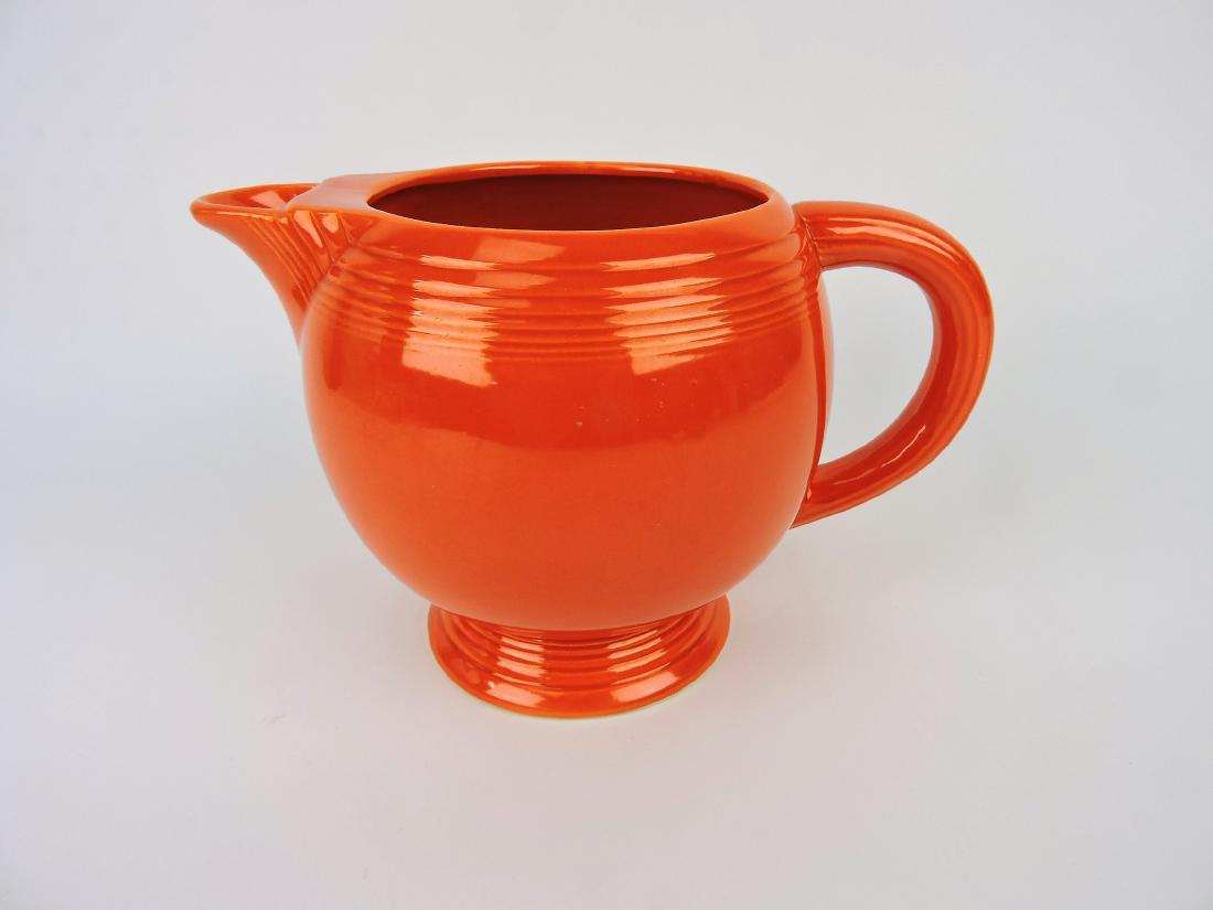 Fiesta ice lip pitcher, red (1 of 1)