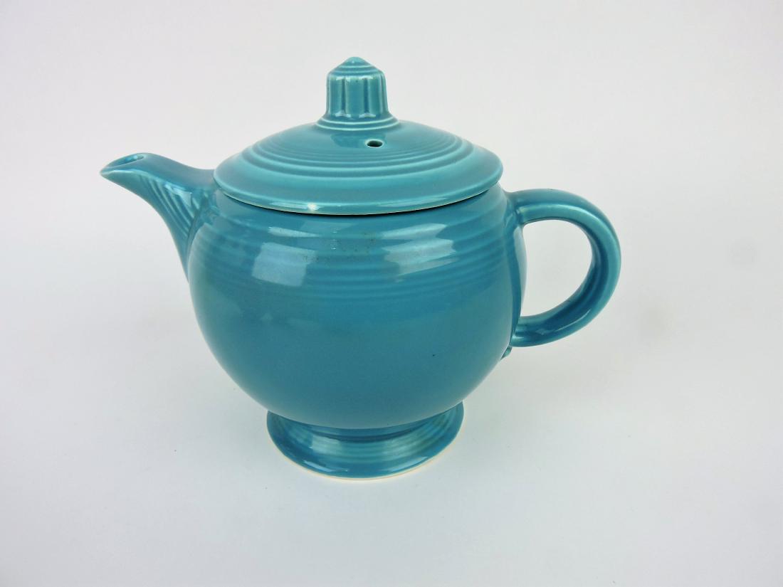 Fiesta medium teapot, turquoise (1 of 1)