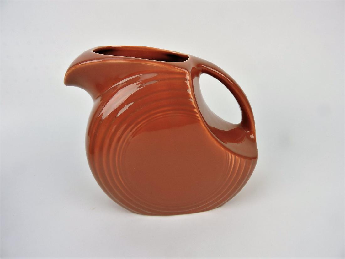 Fiesta disc water pitcher, rose (1 of 1)