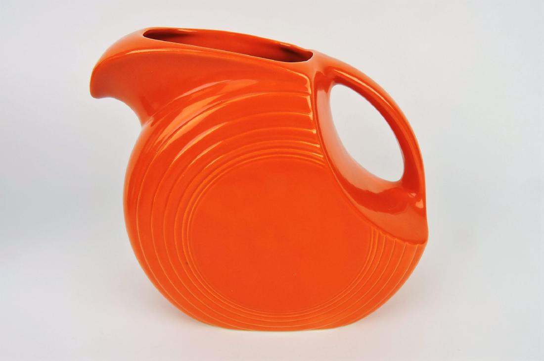 Fiesta disc water pitcher, red (1 of 1)