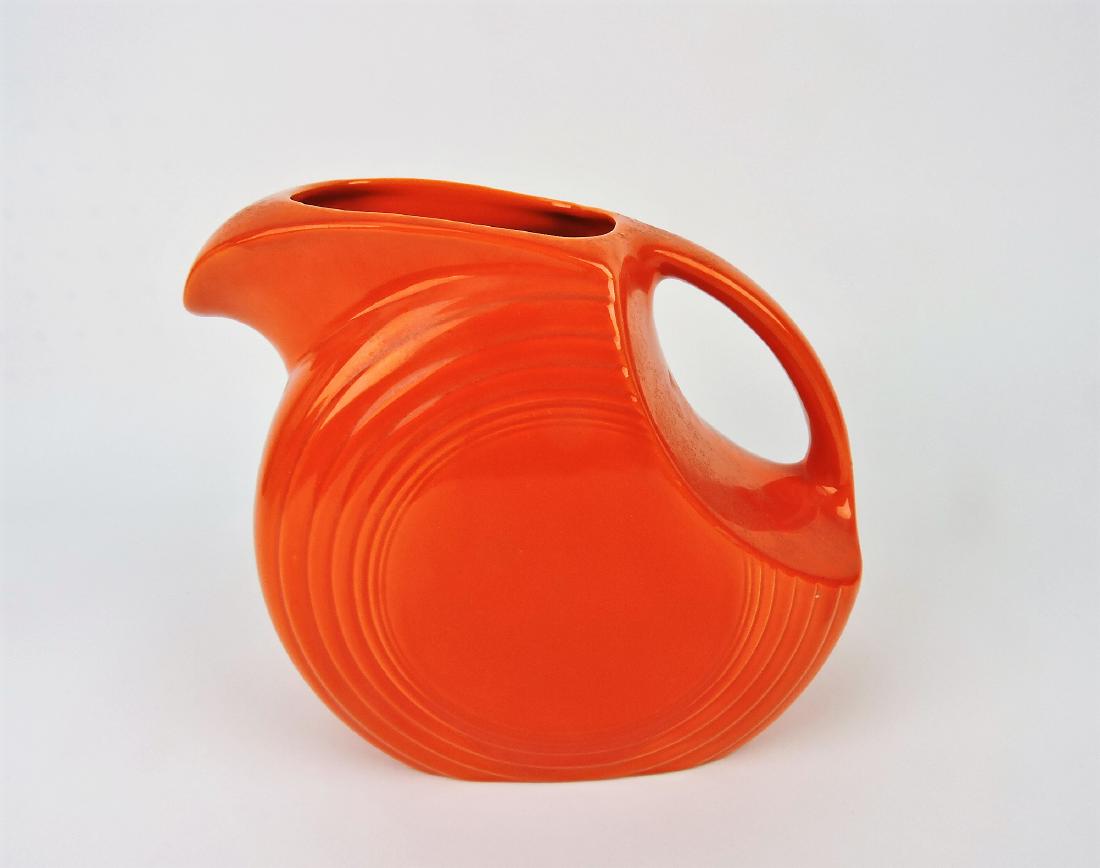 Fiesta disc water pitcher, red (1 of 1)