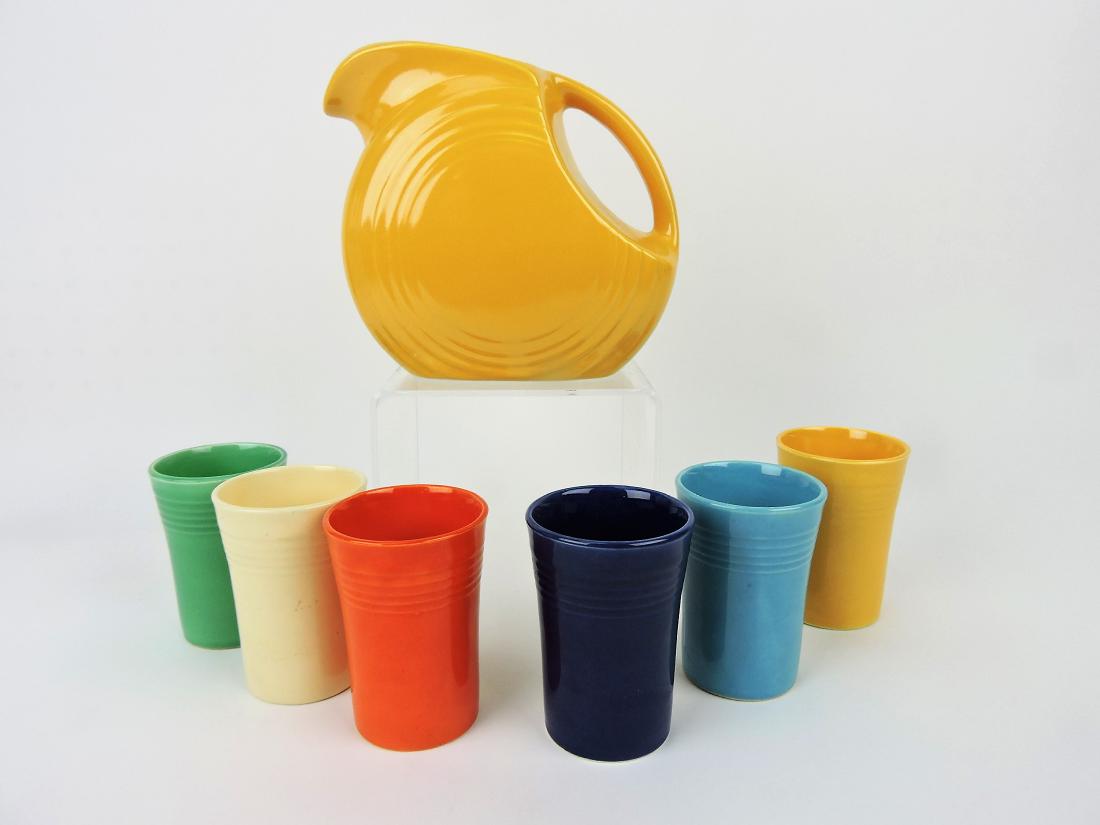 Fiesta 7 piece juice set with yellow (1 of 1)