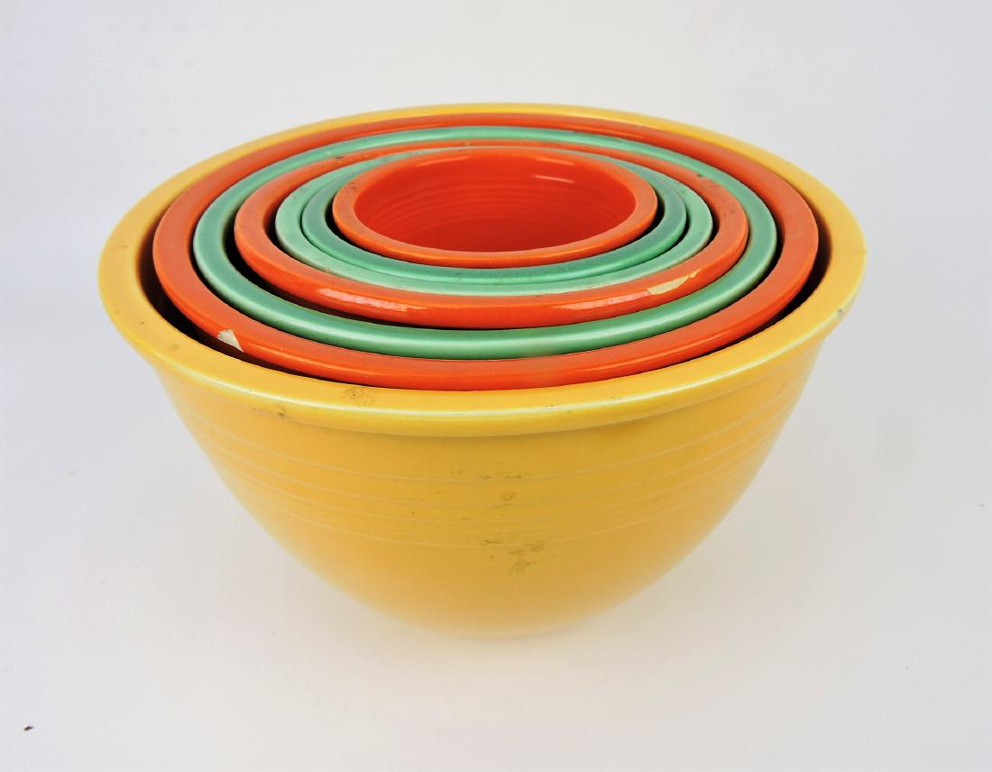 Fiesta set of 7 nested mixing bowls, (1 of 1)