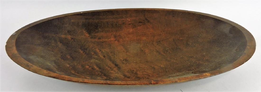 Bird's eye maple oval bowl, (1 of 1)