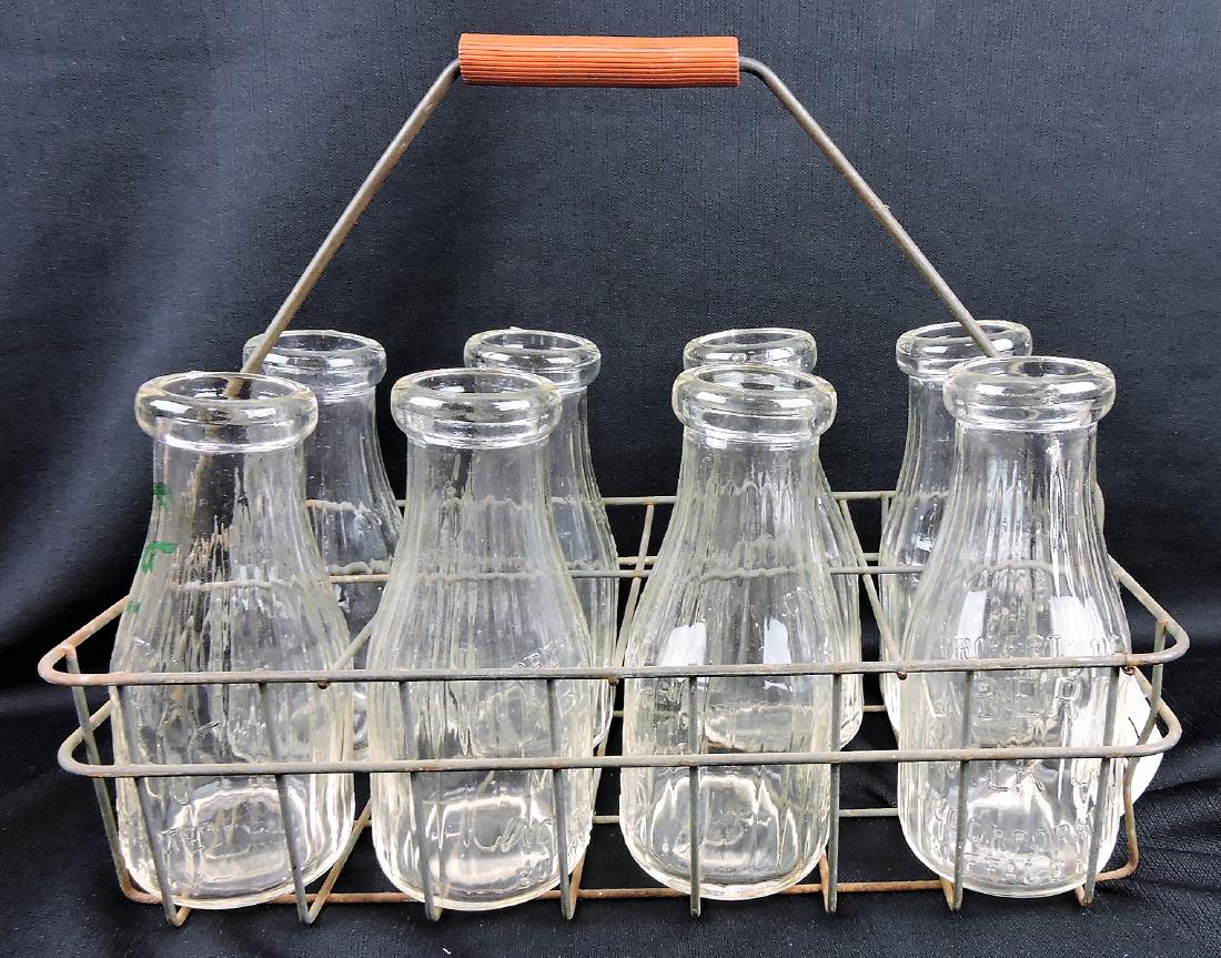 Milk bottle wire 8 place carrier with (1 of 1)
