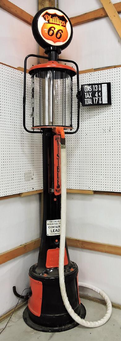 Phillips 66 Visible gas pump, (1 of 3)