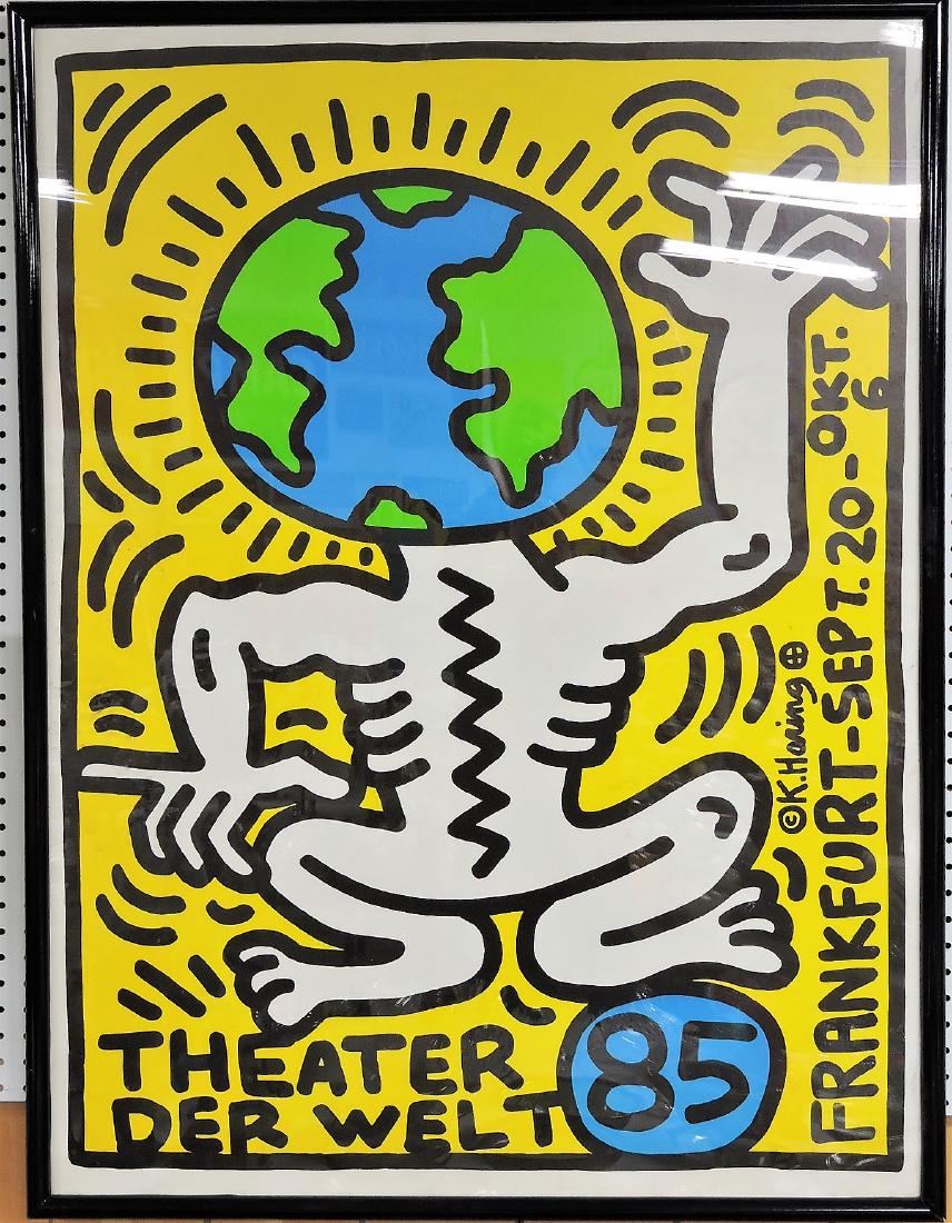 Keith Haring lithographic poster, (1 of 1)