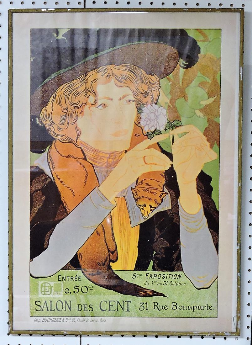 Salon des Cent French poster, (1 of 1)