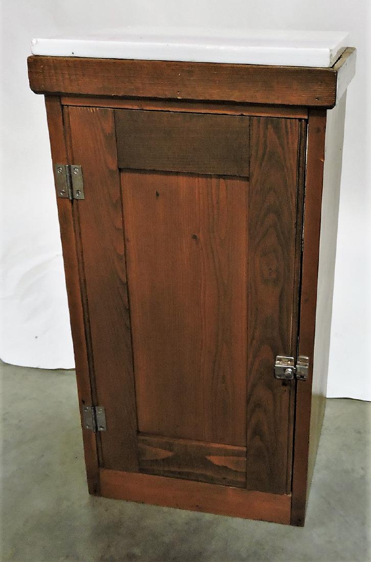 Marble top small cabinet, 27"h, (1 of 1)