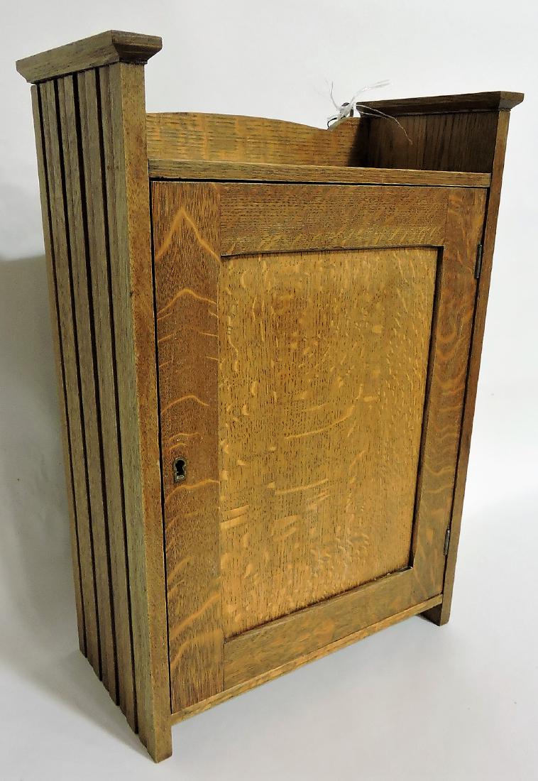 Oak medicine cabinet, 22"h, (1 of 1)