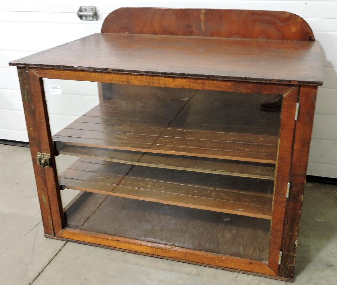 Pine display case 32"w x 26"h (1 of 1)