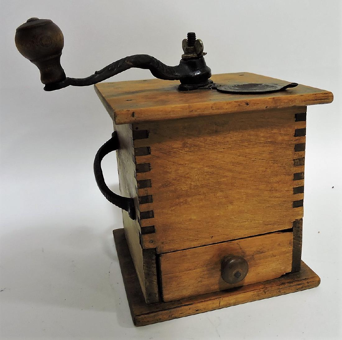 Wooden coffee grinder (1 of 1)