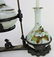 Victorian dresser set with satin - 2