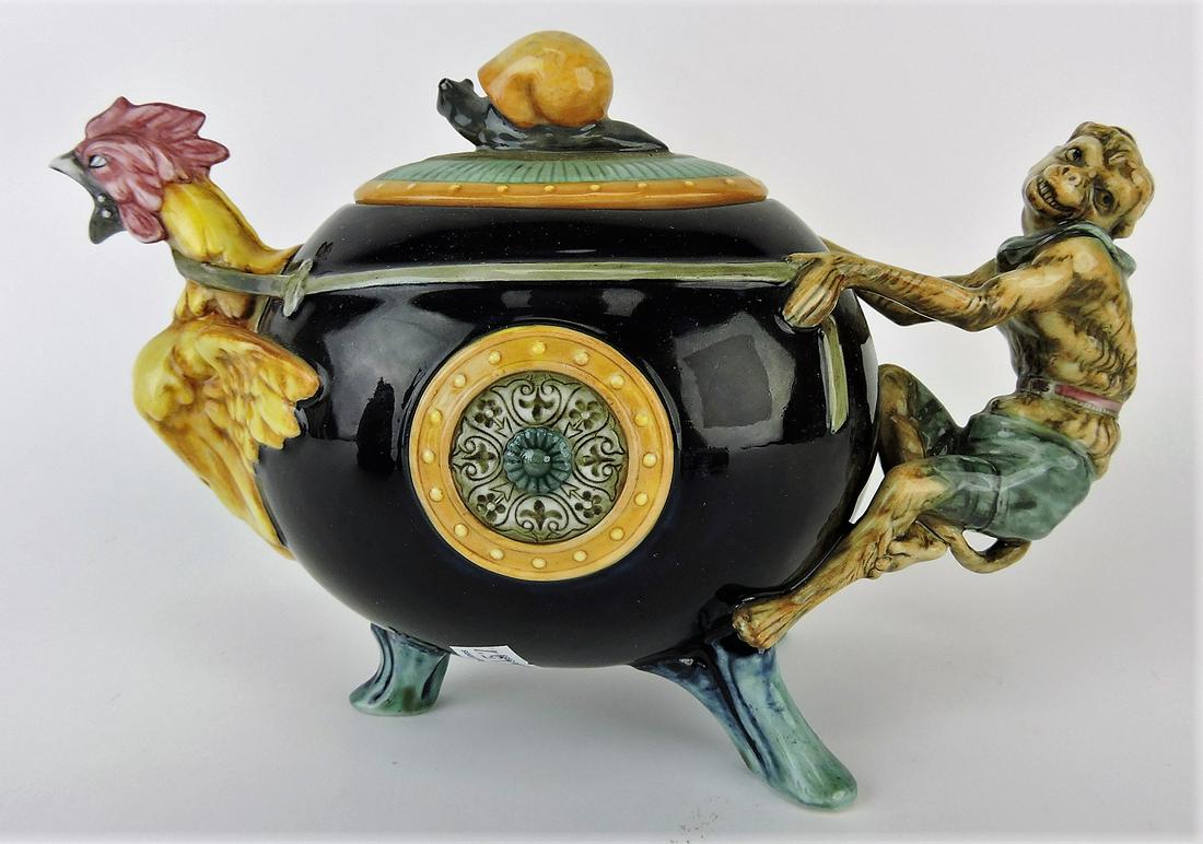Royal Doulton Minton Archives: monkey and cockerell teapot