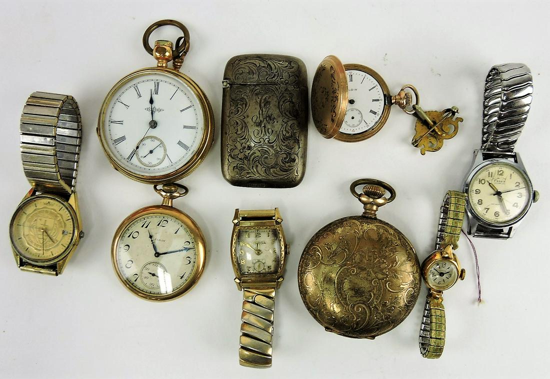 Pocket watch lot of 4 Elgin, 4 (1 of 1)