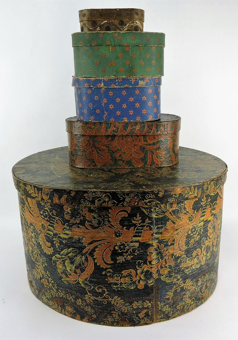 Antique vintage lot of 5 wallpaper (1 of 5)