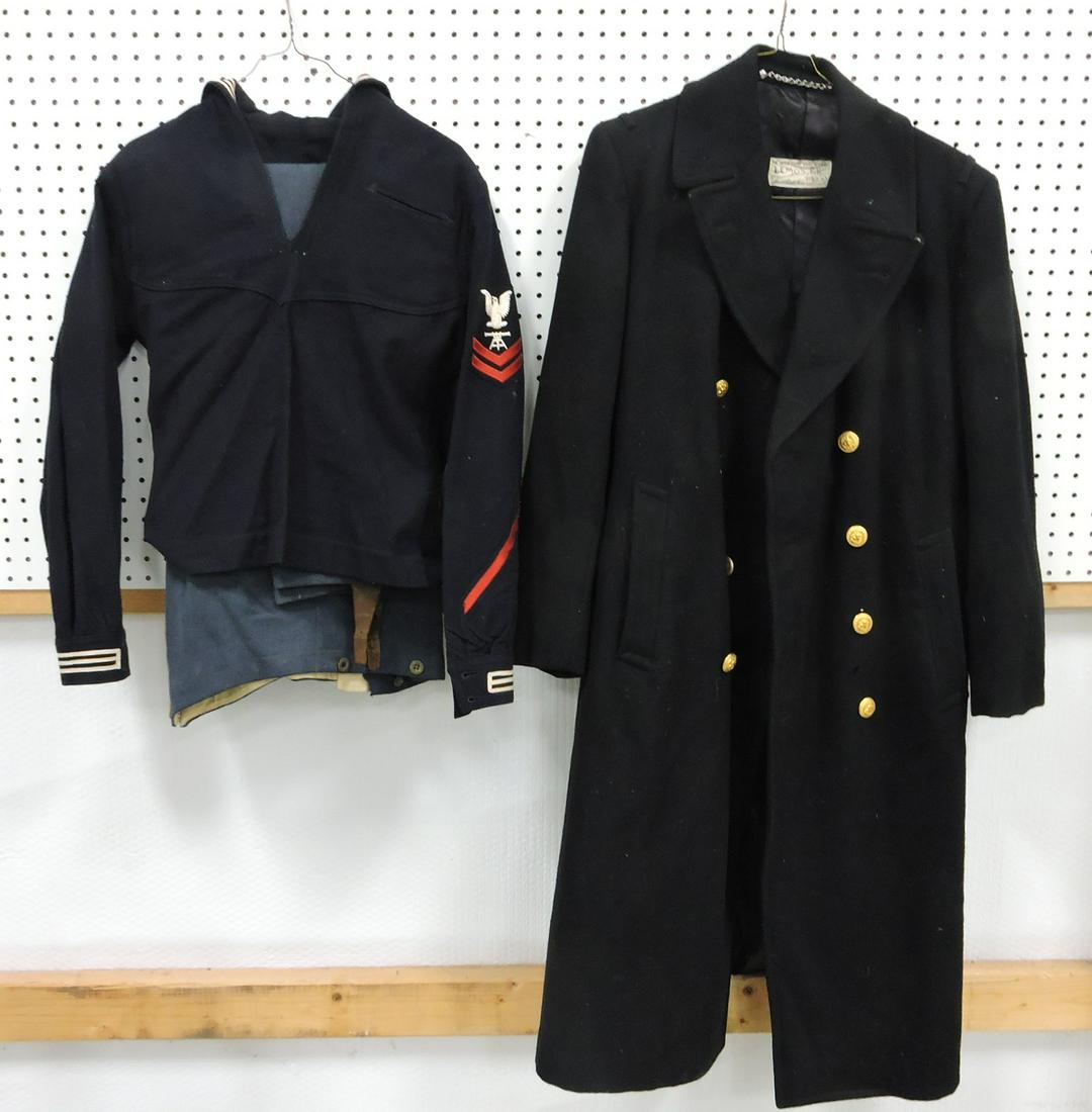 US Naval uniform and topcoat (1 of 1)