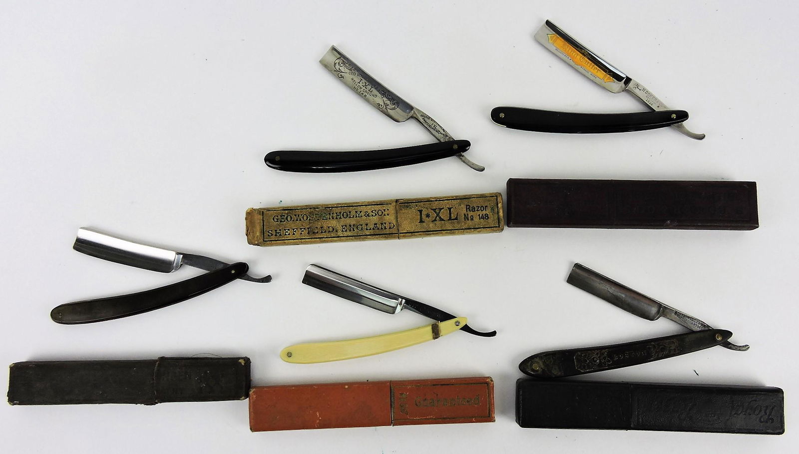 Lot of 5 straight razors (1 of 1)