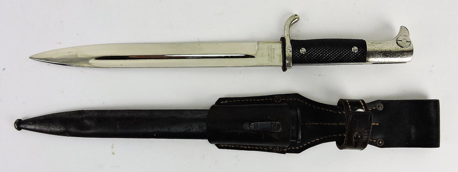 WWII German Nazi dress bayonet: with scabbard/frog