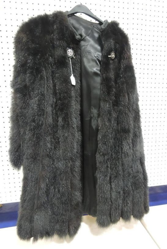 North American Black Bear lady: with Bakelite buckles
