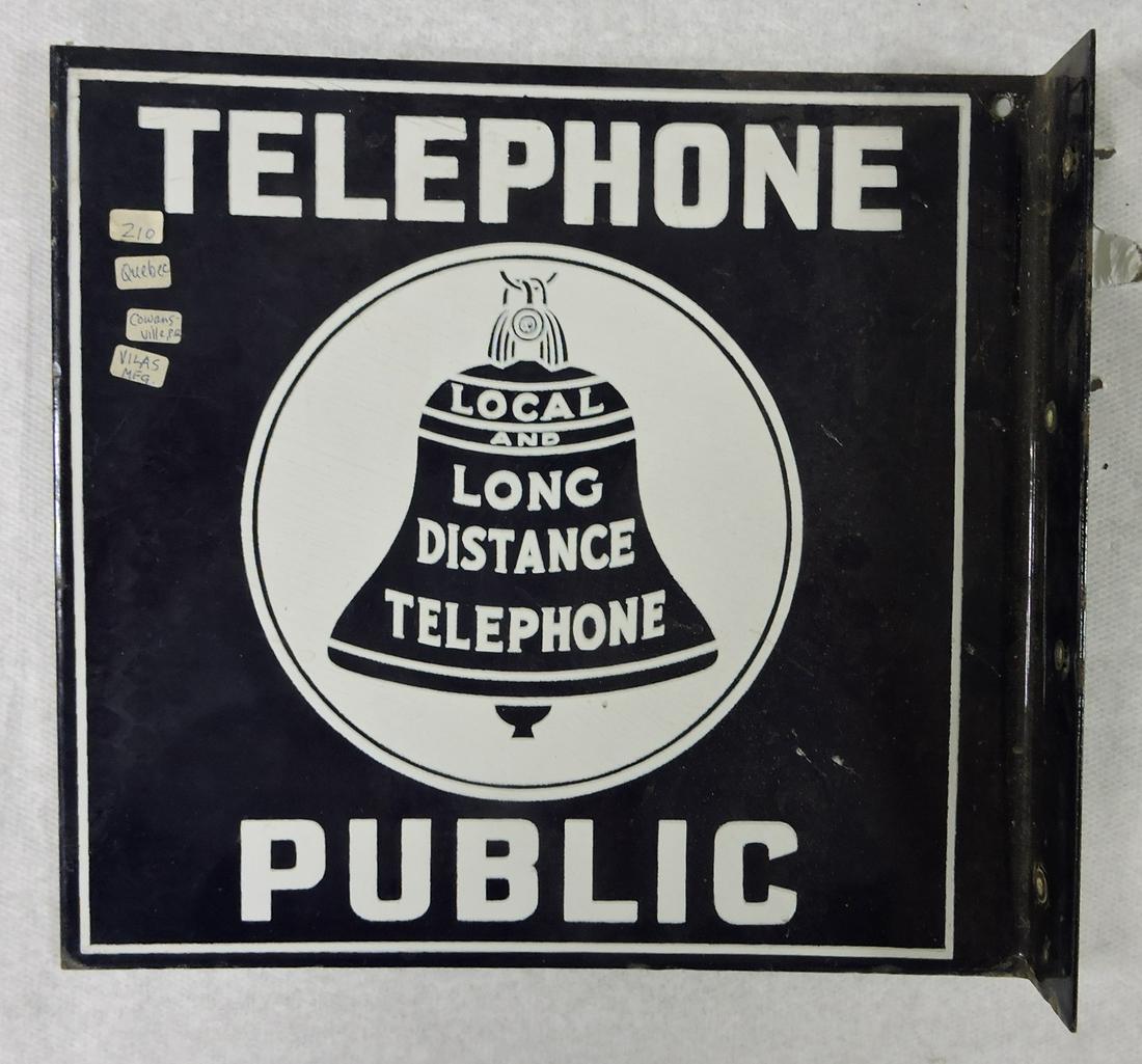 Telephone Public porcelain two sided (1 of 2)