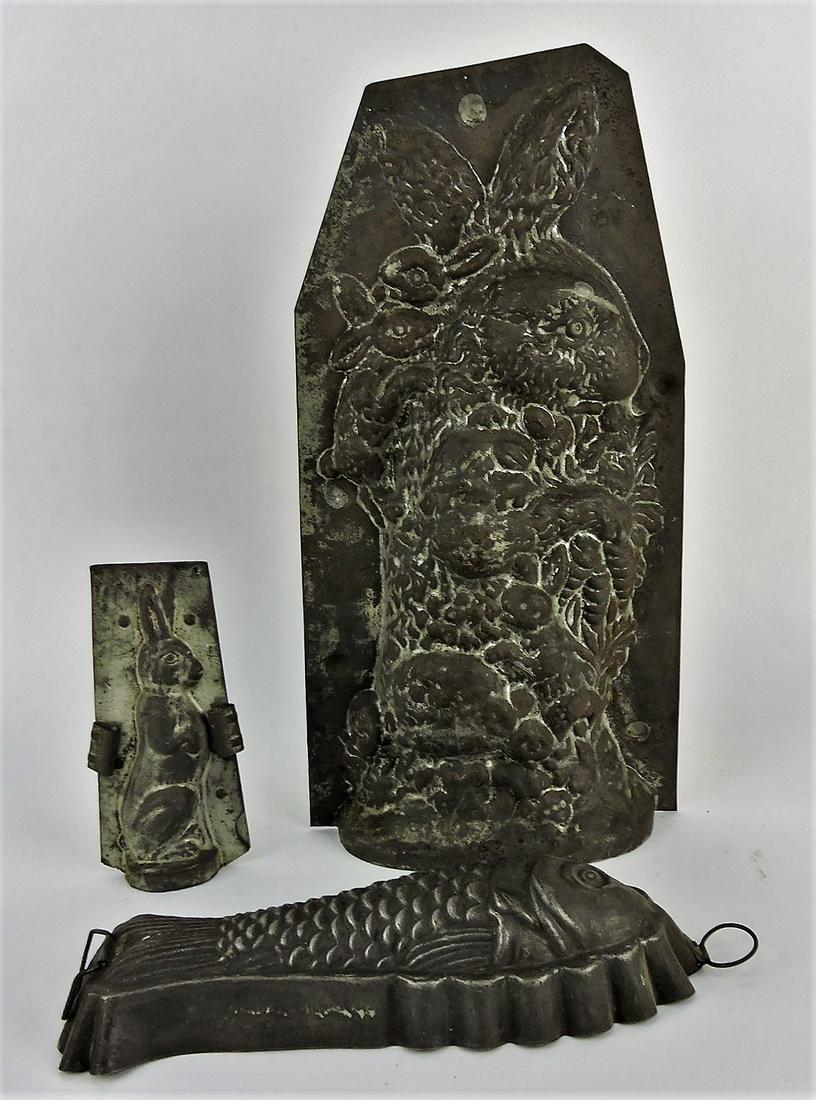 Lot of 3 chocolate molds (1 of 1)