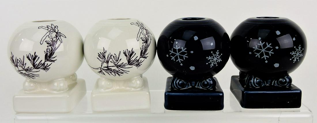 Fiesta Post 86 lot of 2 pair decorated (1 of 1)