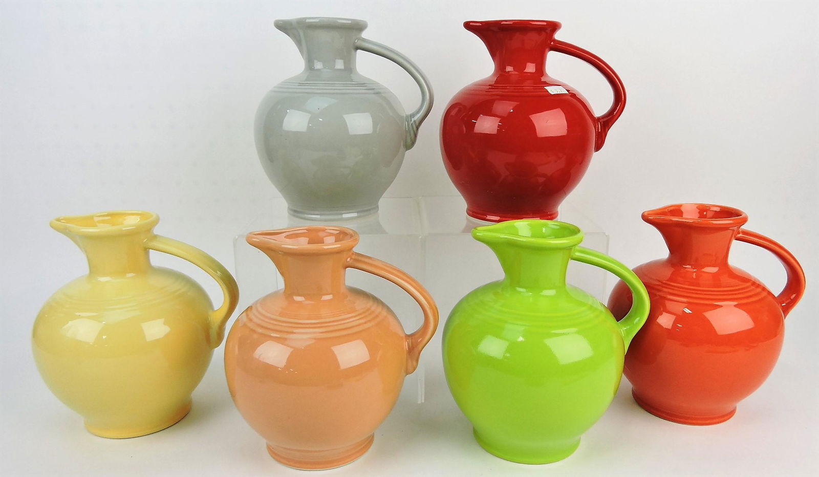 Fiesta Post 86 lot of 6 carafes, gray, (1 of 1)