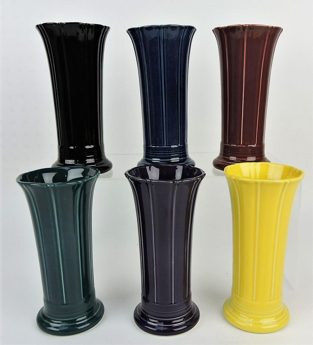 Fiesta Post 86 lot of 6 - 8" vases, (1 of 1)