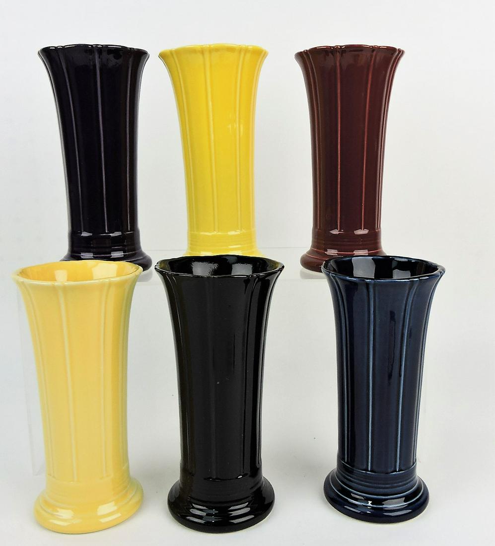 Fiesta Post 86 lot of 6 - 8" vases, (1 of 1)