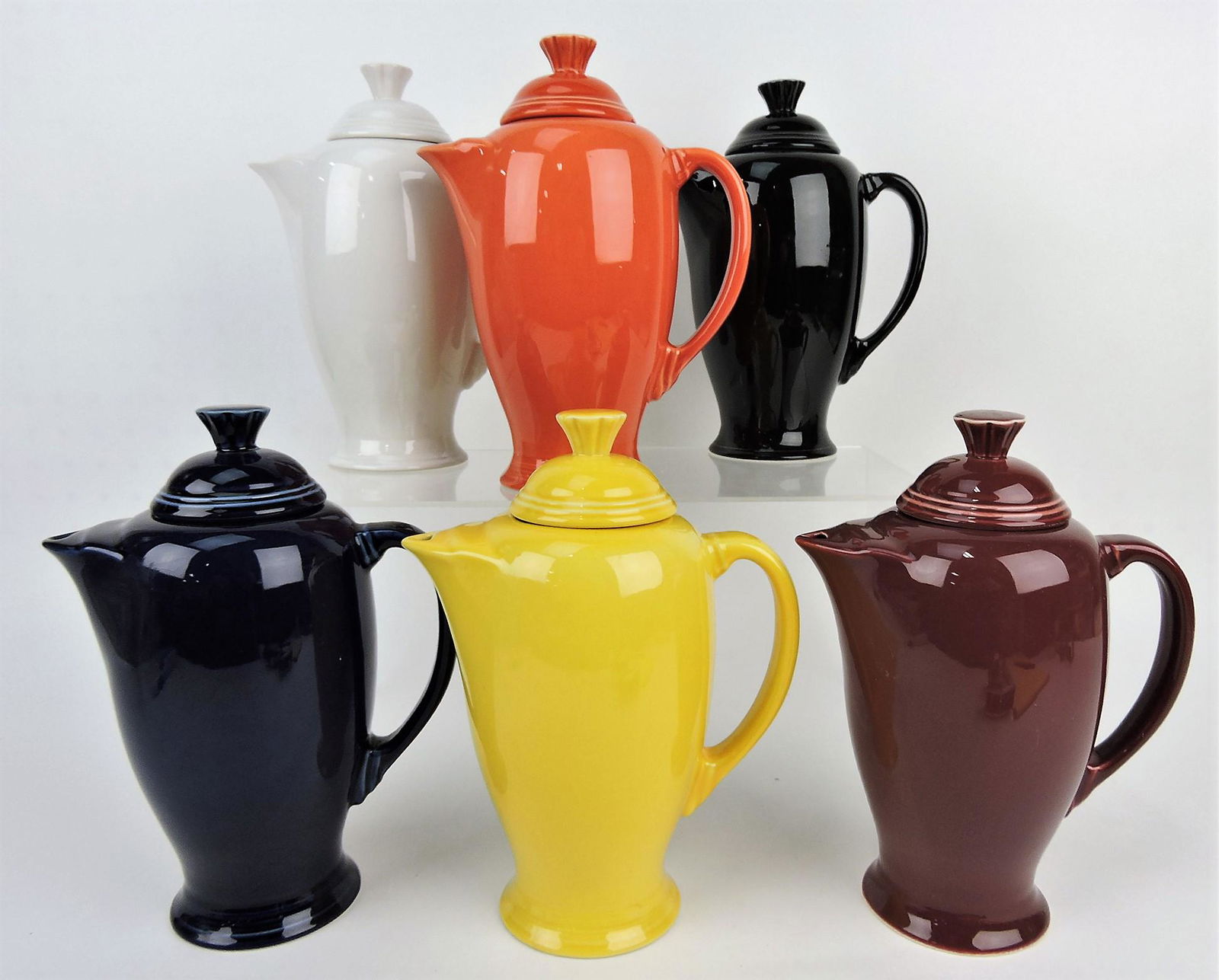 Fiesta Post 86 lot of 6 coffee servers, (1 of 1)