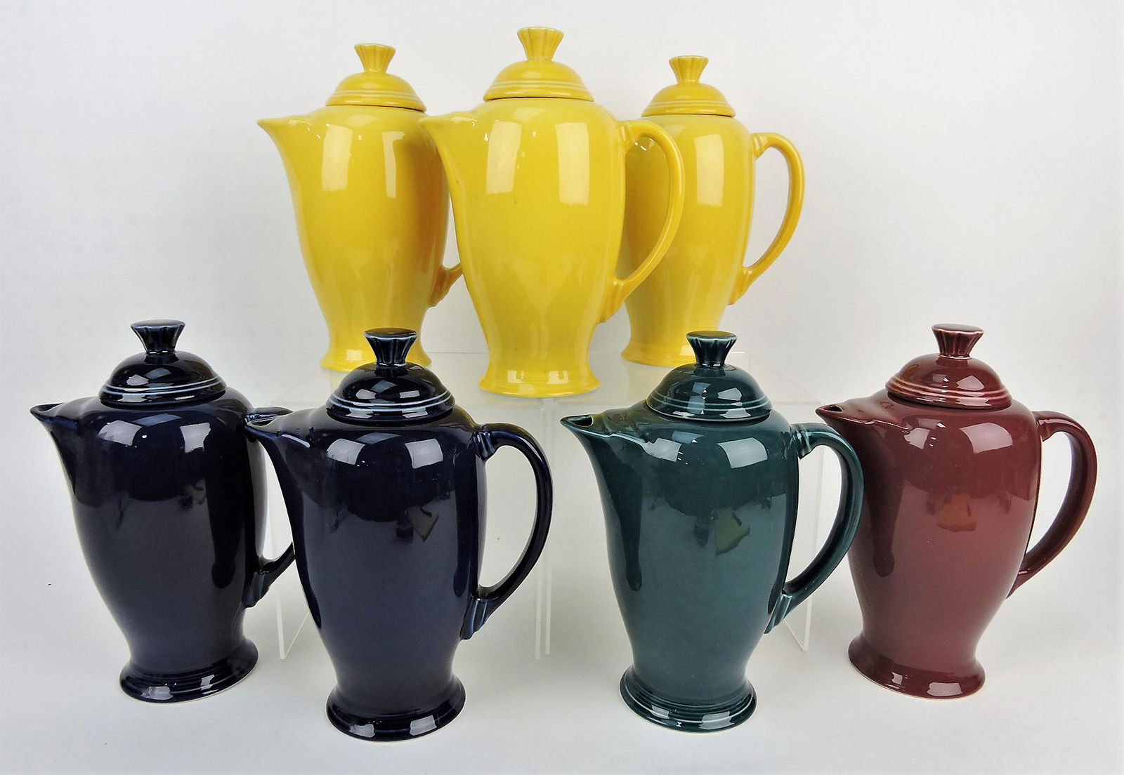 Fiesta Post 86 lot of 7 coffee servers, (1 of 1)