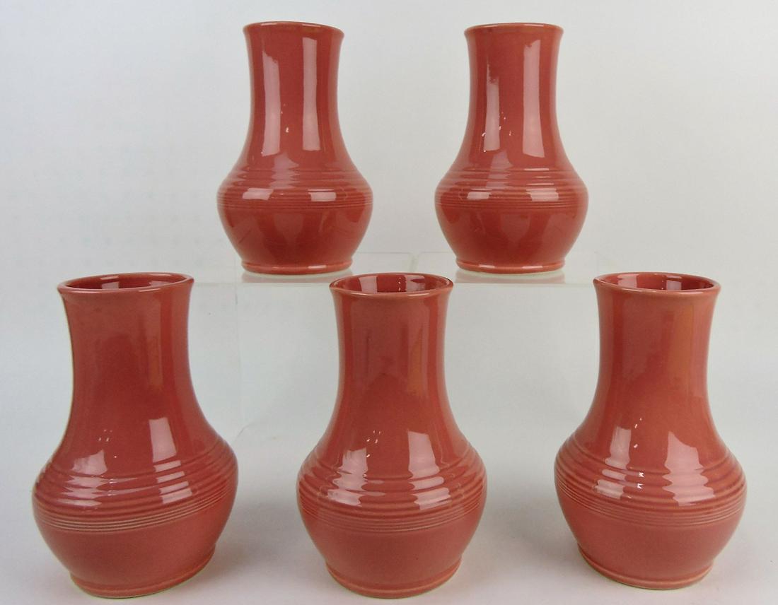 Festa Post 86 lot of 5 Royalty vases;: rose