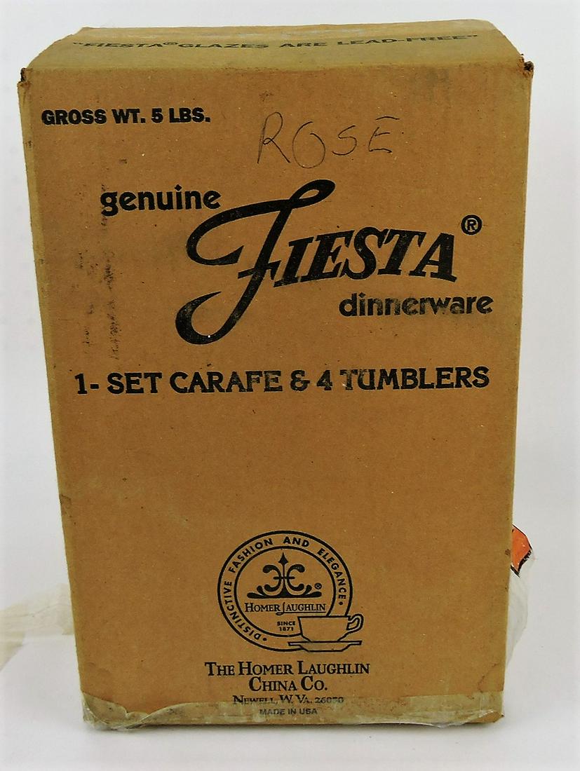 Fiesta Post 86 apricot water carafe (1 of 1)