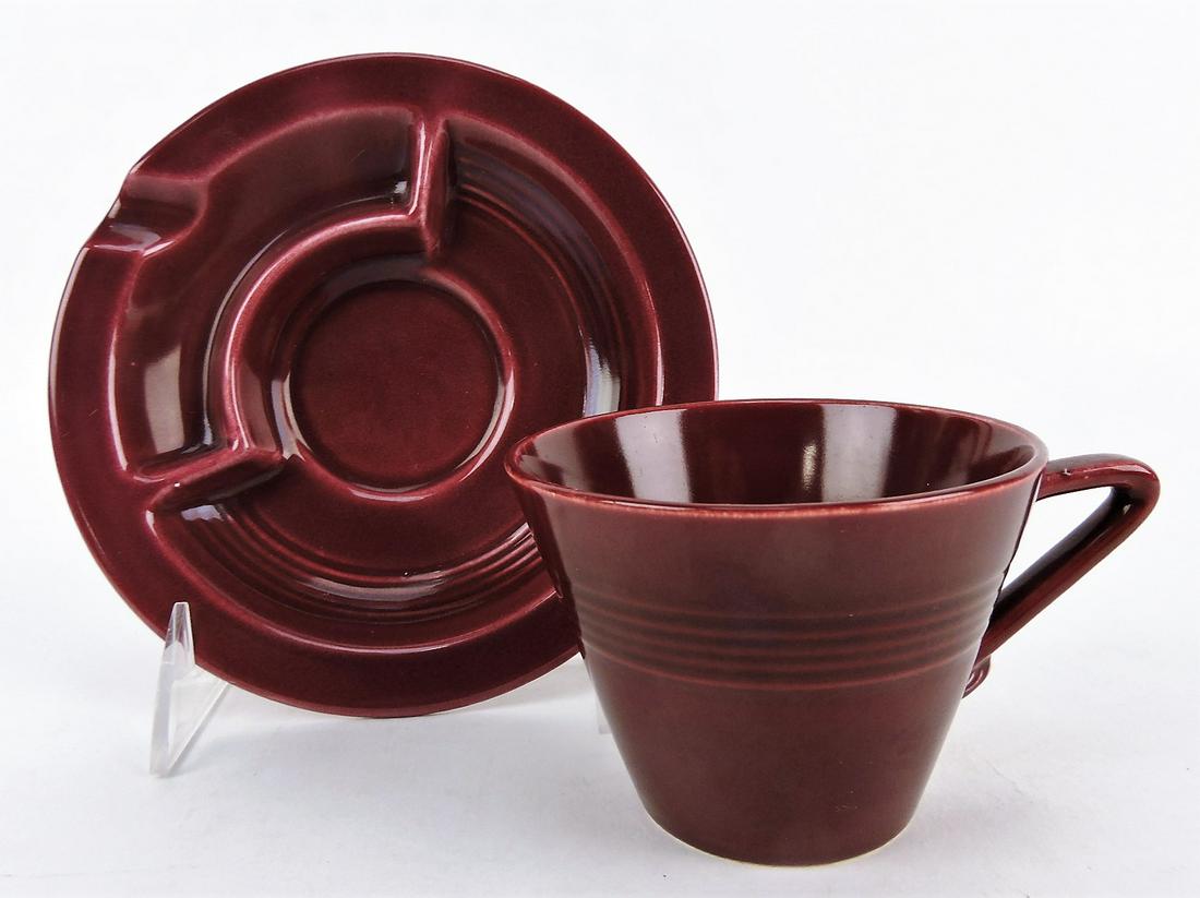 Fiesta Harlequin ashtray saucer and (1 of 1)